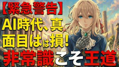 動画　もし「みんなと同じなら安心」「変わるのが怖い」と感じているなら、あなたのOSはウイルス（バイアス）に感染しています。