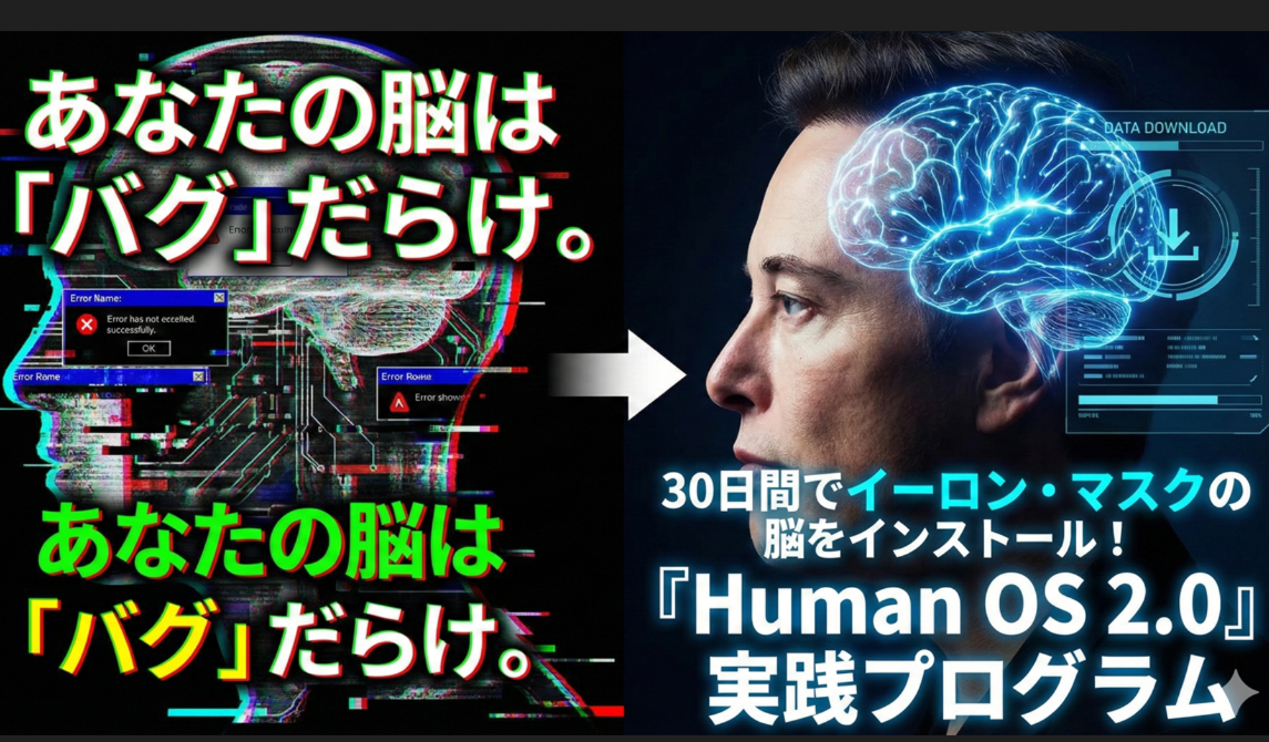 【2026年知能のインフレ発生、あなたのスキルは『1円』になる。イーロン・マスクが実践している「脳のアップデート」戦略で乗り切れ！2026年2月25日 19:00 更新
