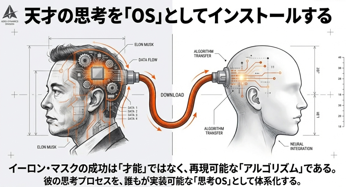 「努力の足し算」は今すぐやめろ。凡人の脳に世界一の大富豪イーロン・マスクの『天才のOS』を強制インストールする6つアルゴリズムとは？ 2026年３月０１日 19:00 更新